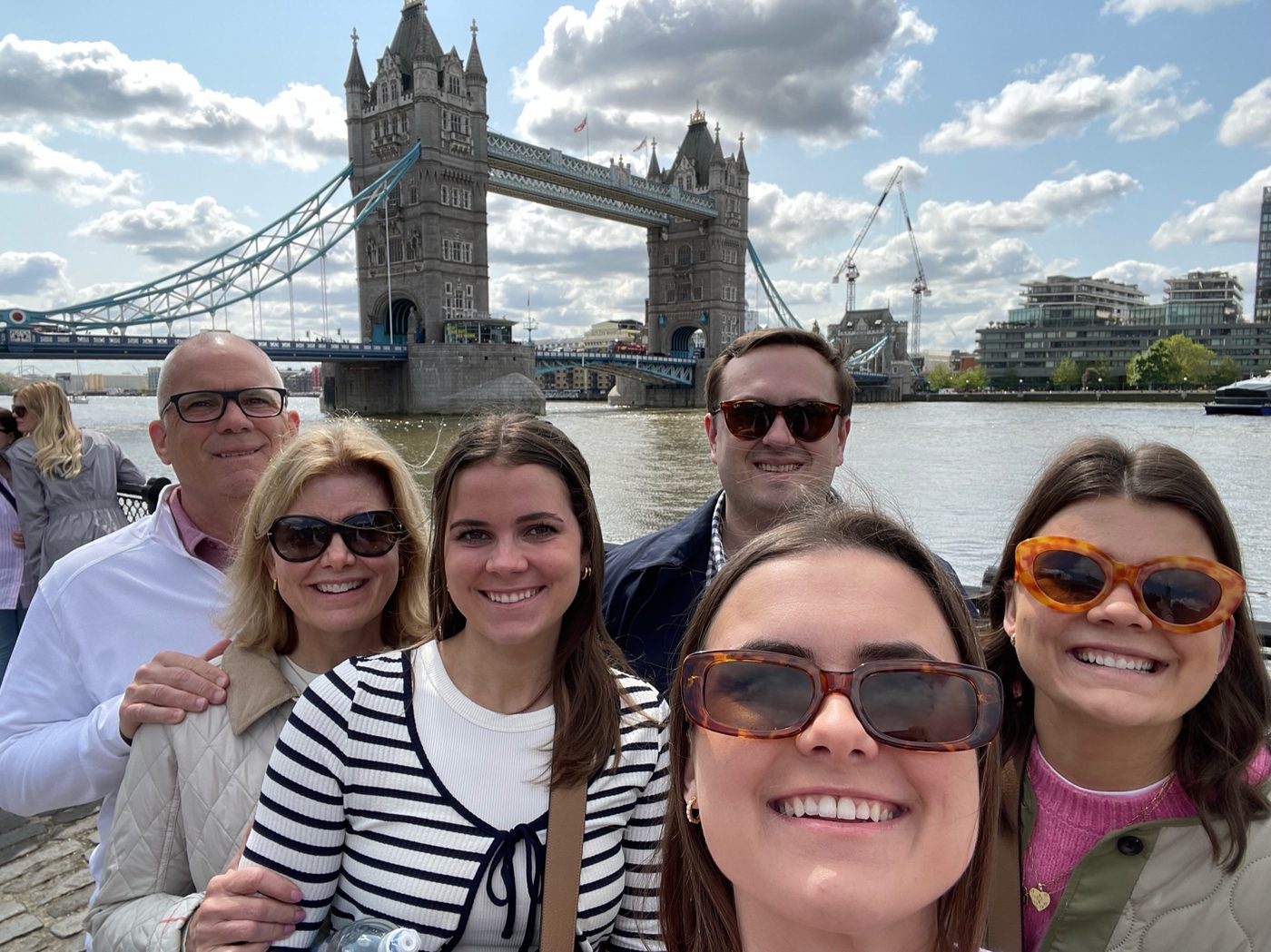 Brett and family in London